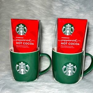 Starbucks Gift Set Hot Cocoa 12 oz. Coffee Mug Collectible. NWTBest used08/16/23